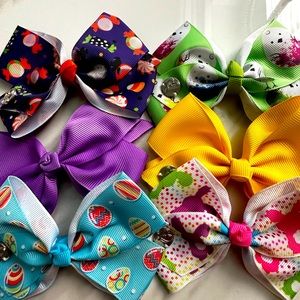 New girls bows 6 pieces for $5